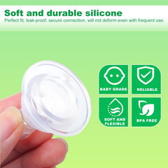 BOXOB 6-pack nipples for replacement in Dr. Brown's bottles