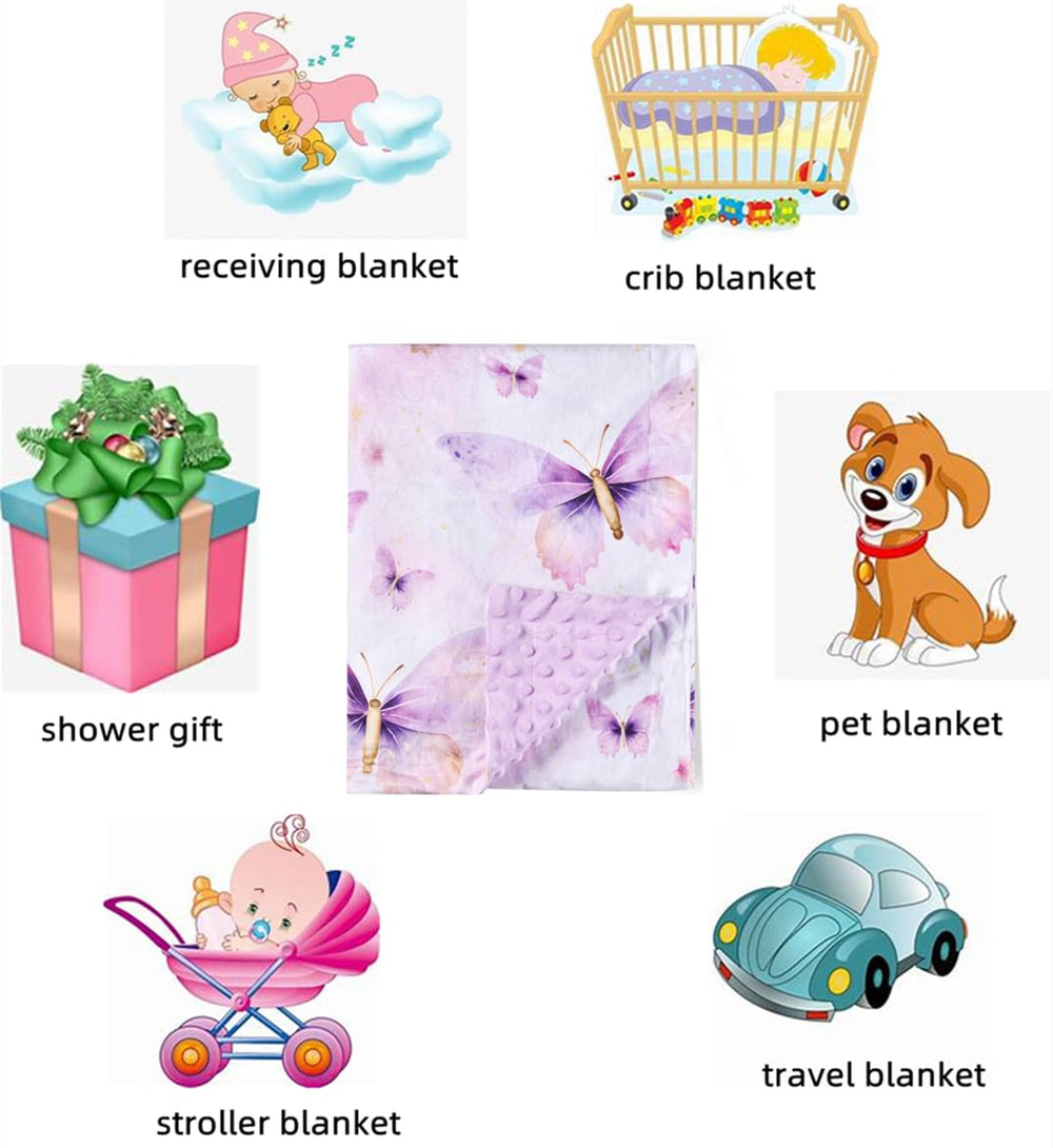 Boyoung Rainbow blanket in stroller demonstrates versatile use for travel and outings