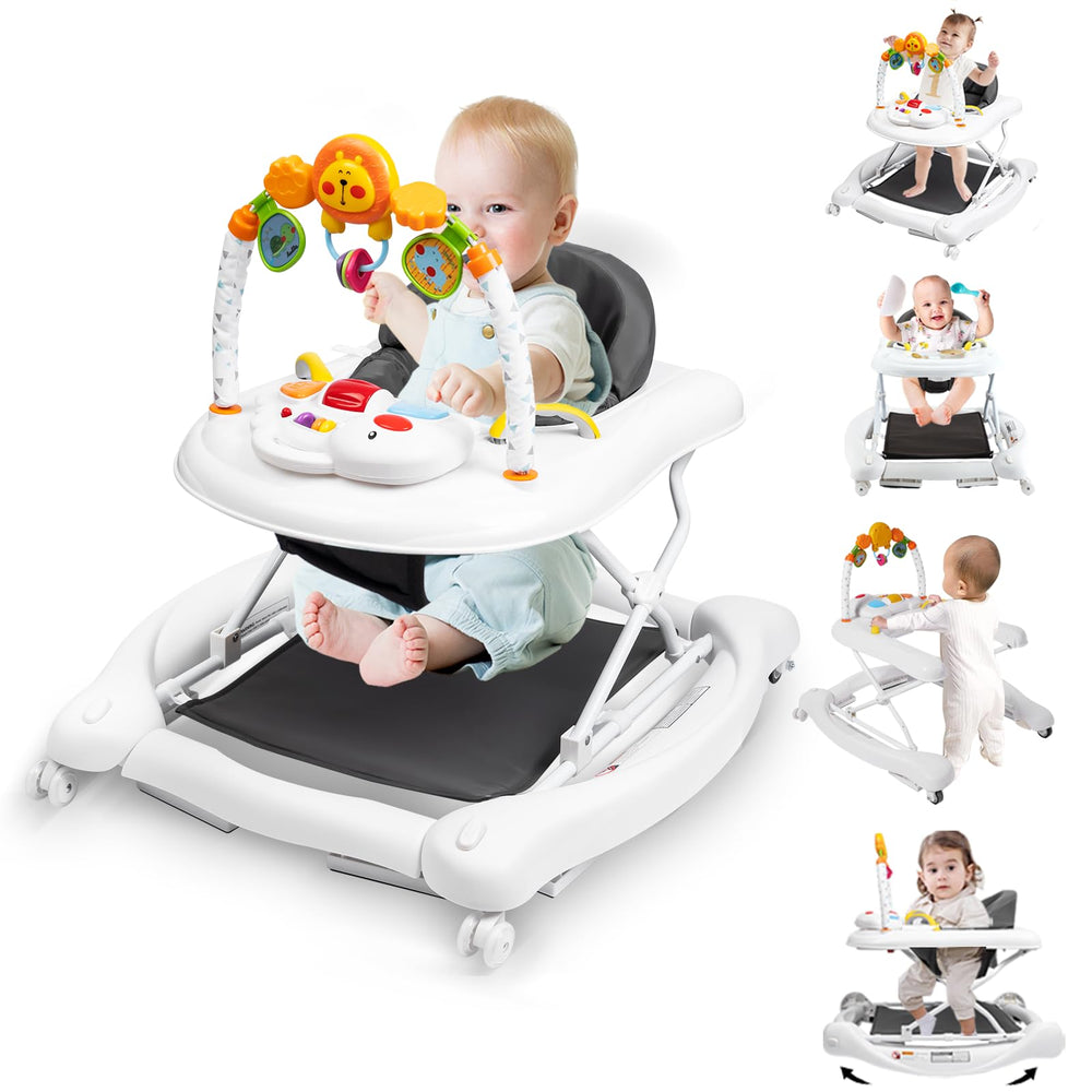 Boyro Baby 5-in-1 walker foldable-compact design highlights portable use
