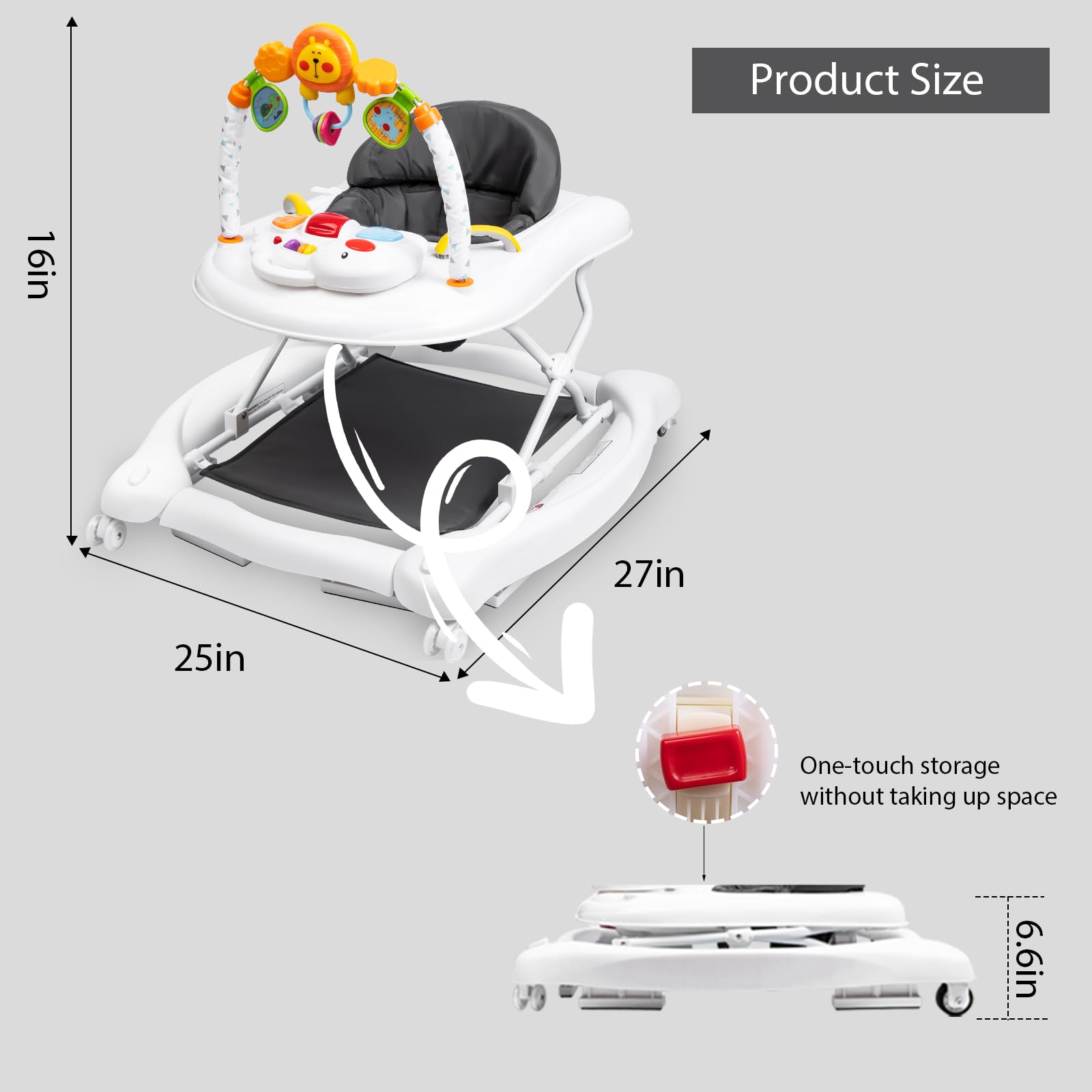 Boyro Baby compact-storage-under-bed emphasizes travel-friendly portability