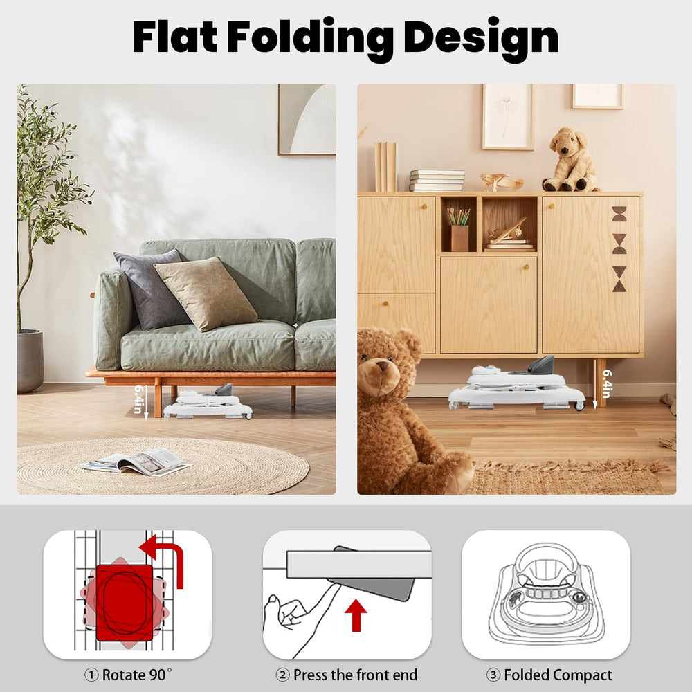 Boyro Baby easy-assembly-folding design simplifies setup and storage