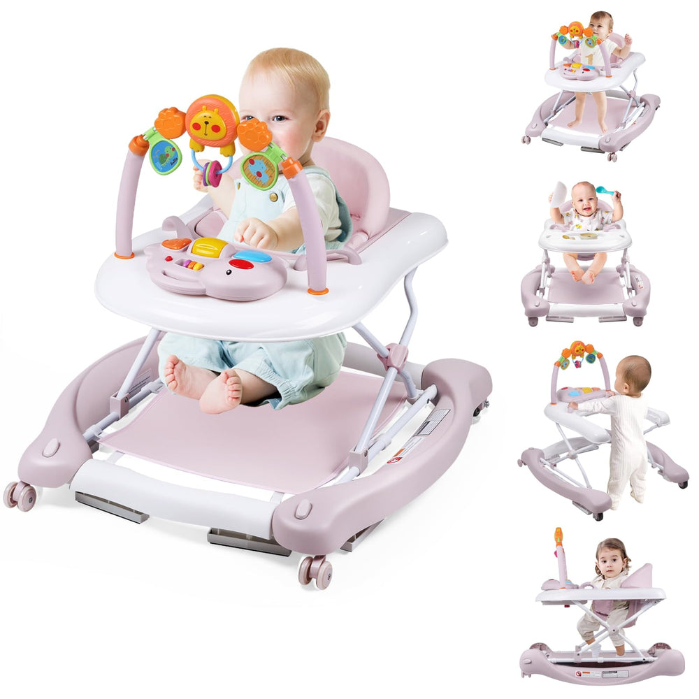 Boyro Baby Walker in five-in-one mode supports growing babies through varied activities.