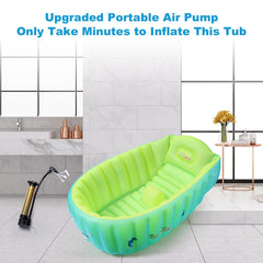 Boysea bathtub saddle horn demonstrates anti-slip bath safety