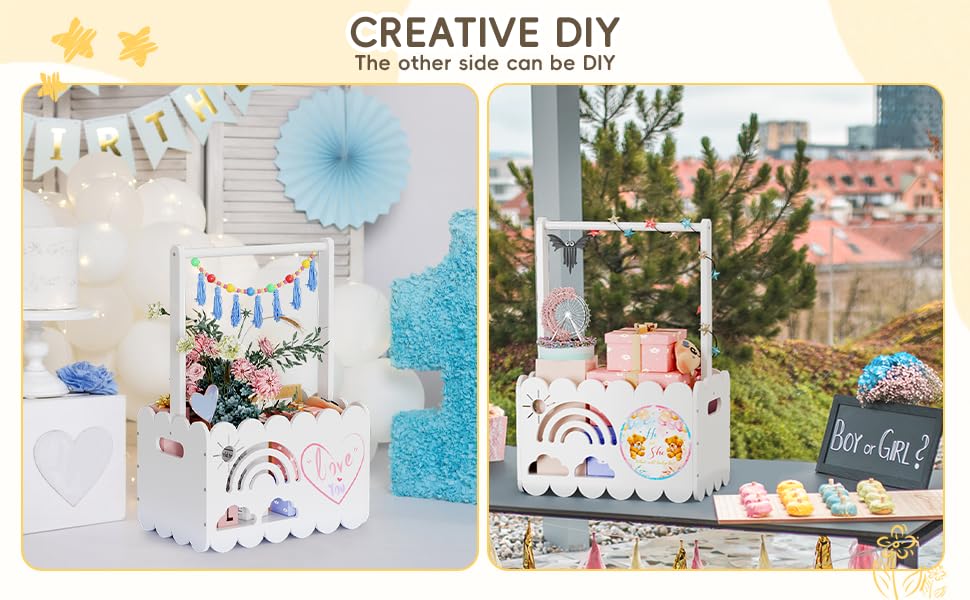 BPMFDTNL repurposed toy and clothes storage inside a wooden crate
