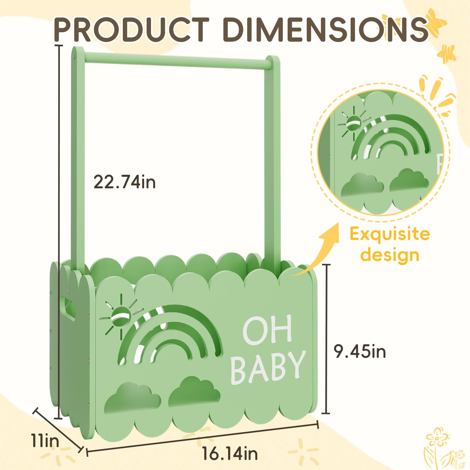 BPMFDTNL premium wood construction ensures lasting keepsake packaging.