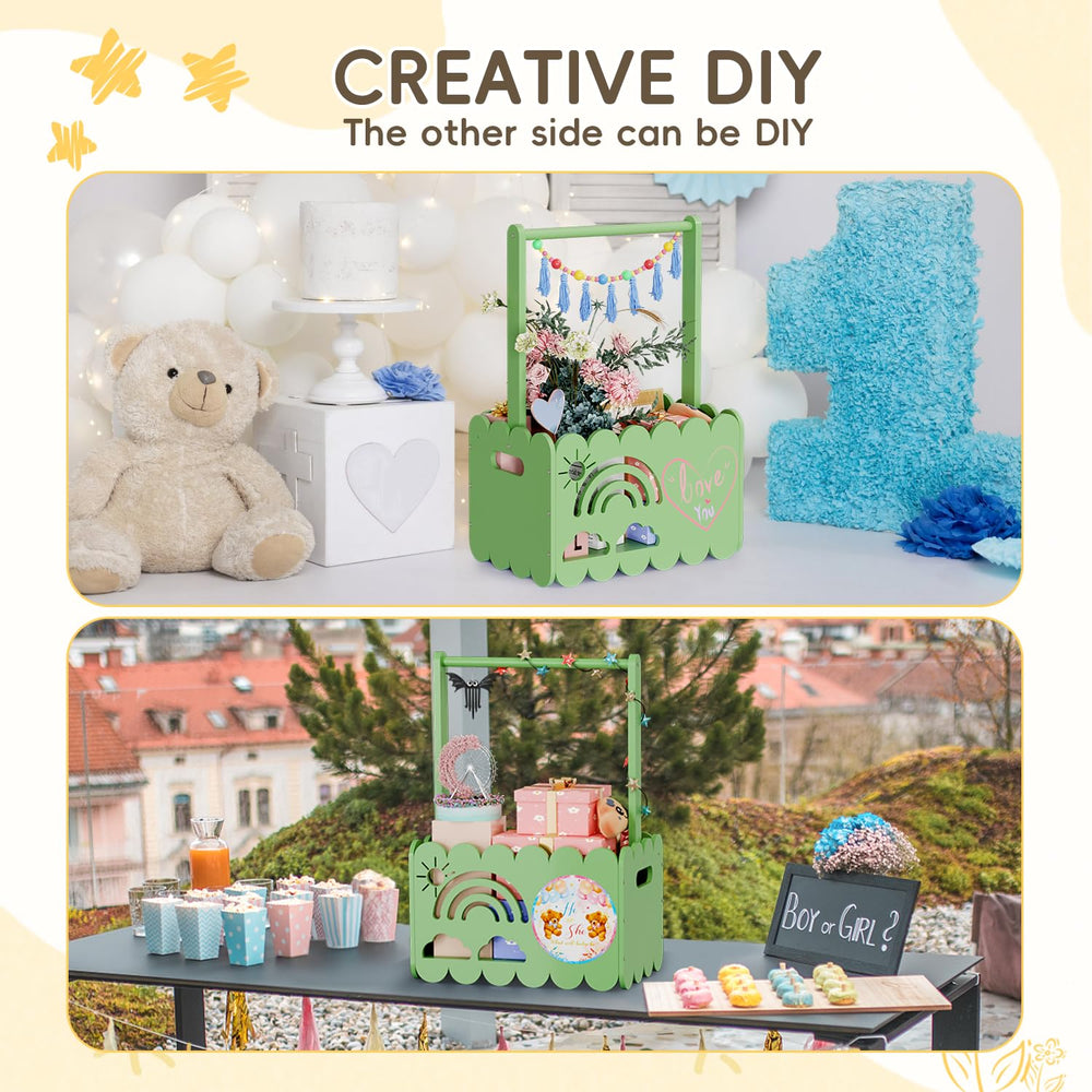 BPMFDTNL crate doubles as stylish storage for baby essentials.