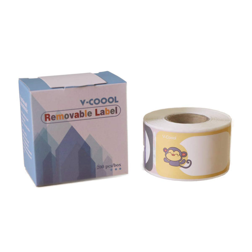 BPNHNA easy-peel labels with smooth writing surface for quick swaps