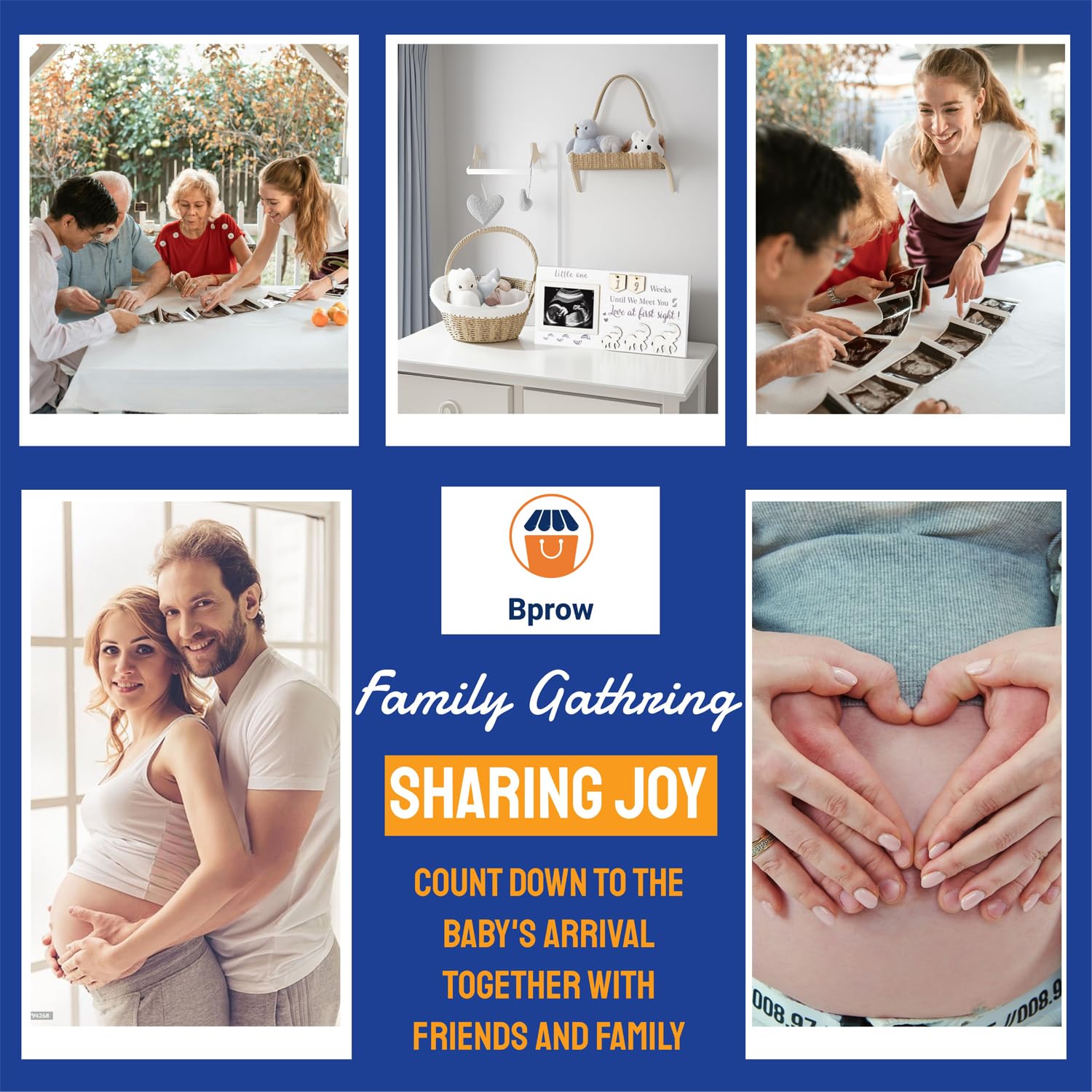 Bprow ultrasound frame gender reveal option for shared joyful moments