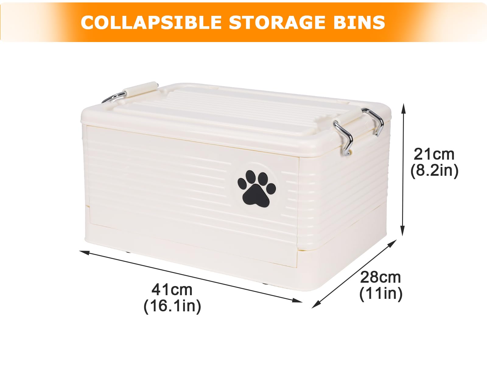 Brabtod dog toy basket multi-use storage for leashes and grooming tools