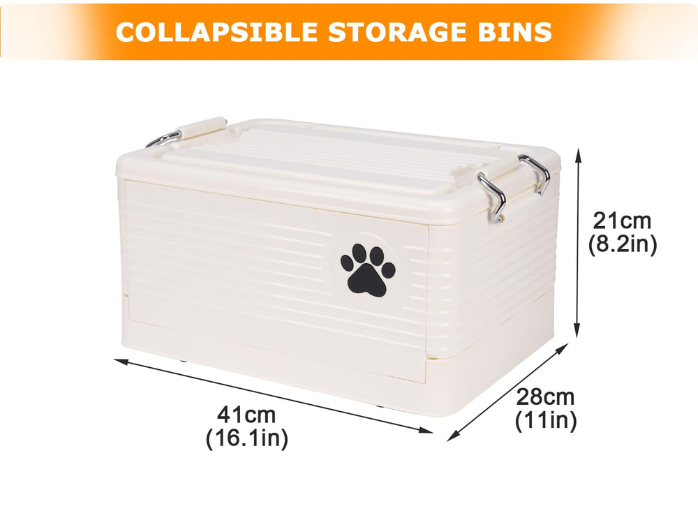 Brabtod dog toy basket multi-use storage for leashes and grooming tools