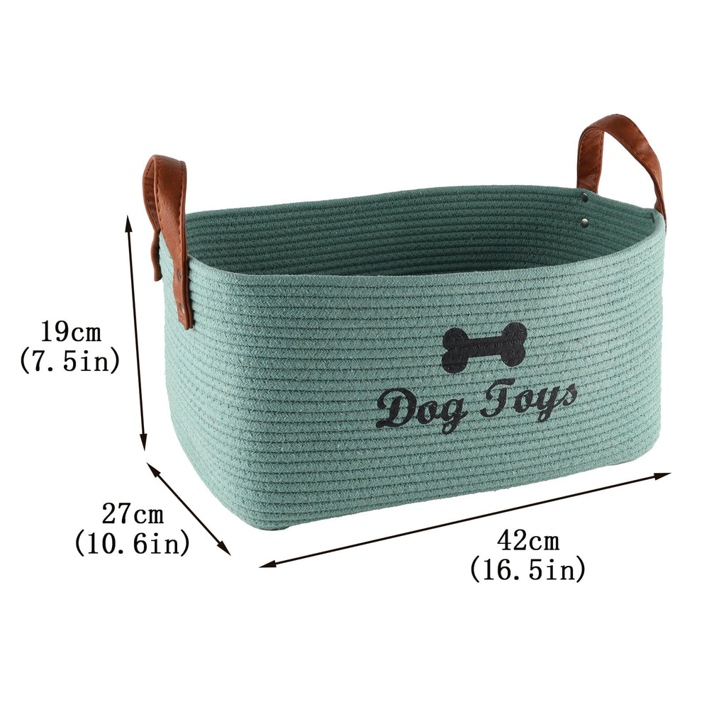 Brabtod easy-clean dog toy basket suitable for machine washing.