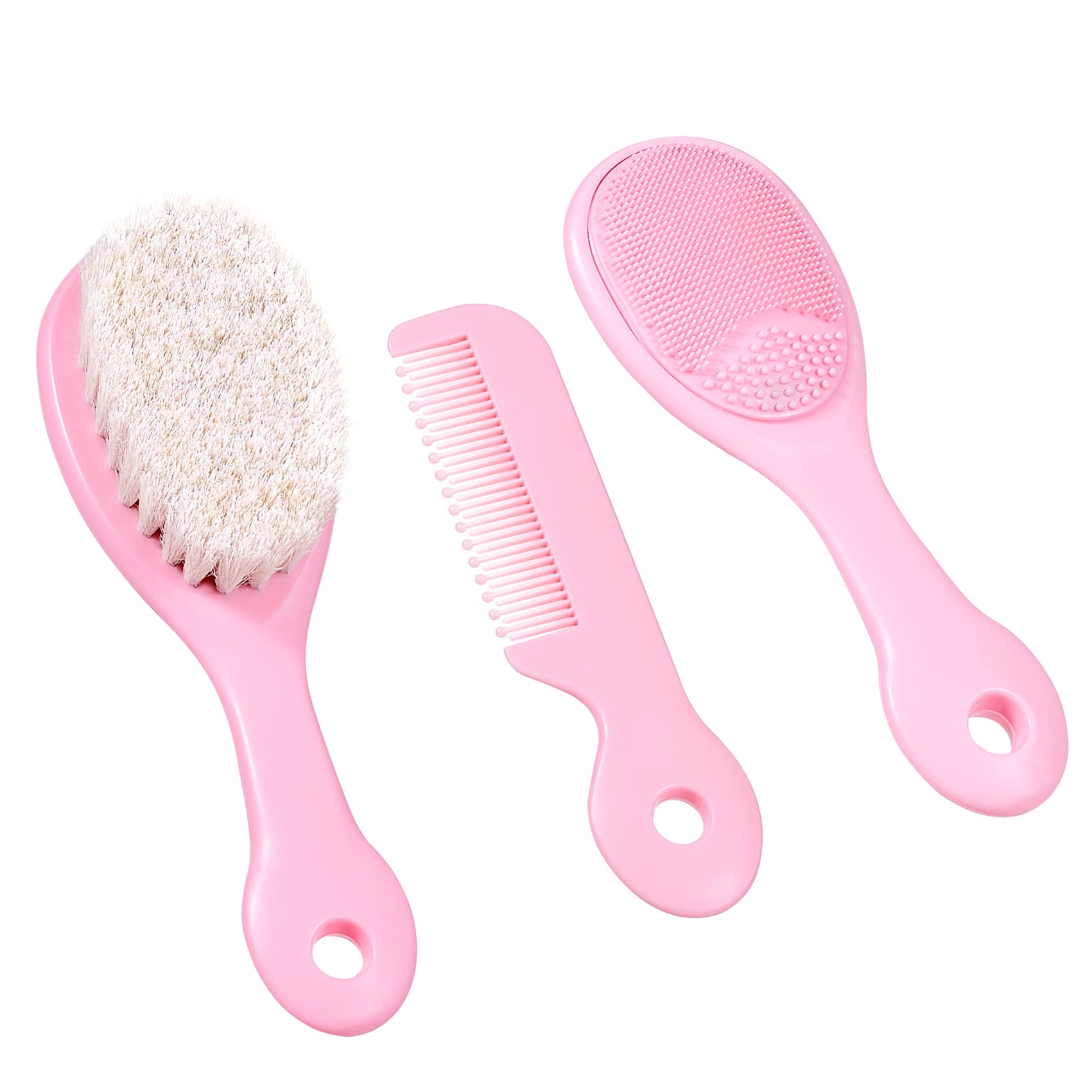 BRADYS HOUSE all-in-one pink hair-care collection for newborns and toddlers.