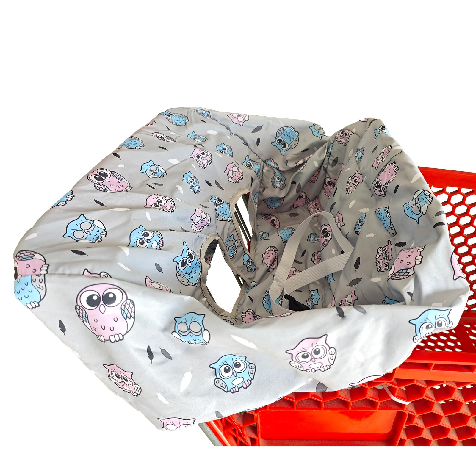 Brain Architect Child cart cover padding detail highlights soft cotton seating for baby comfort during outings