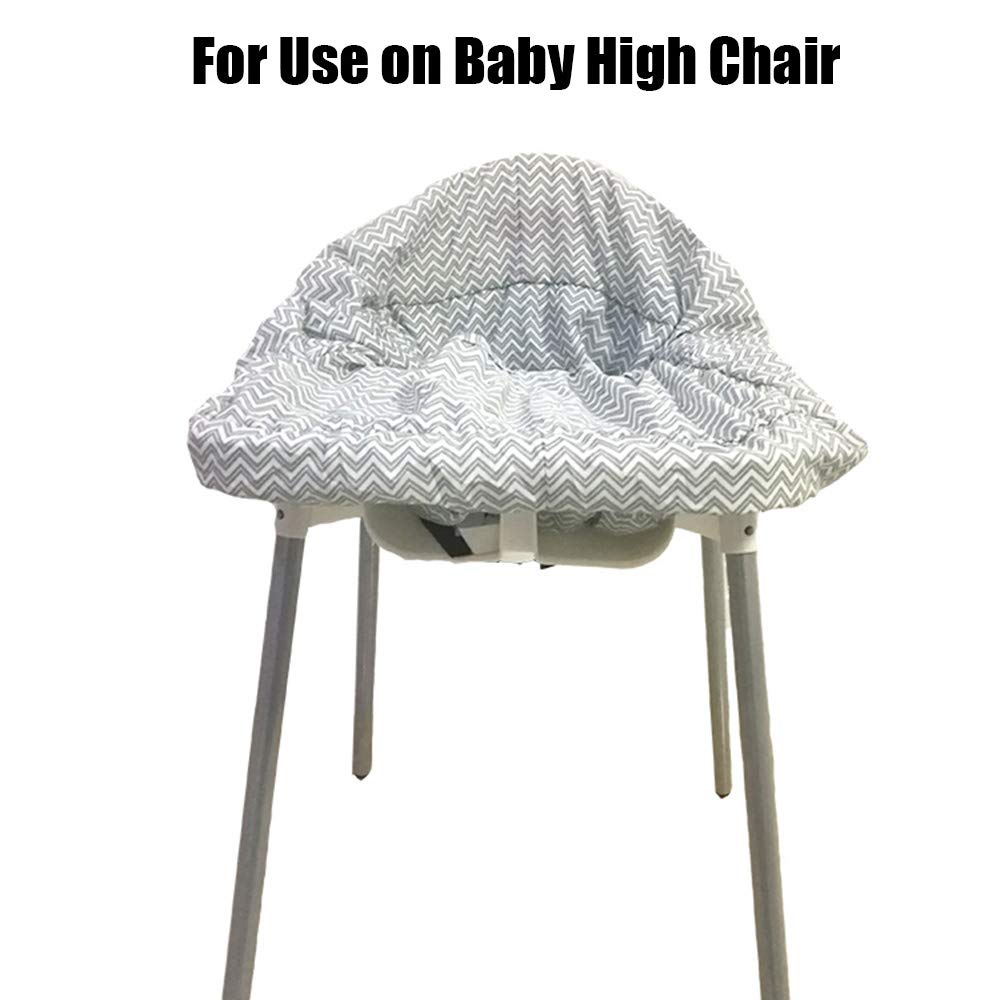 Brain Architect Child gray chevron soft cotton padding keeps baby comfortable.