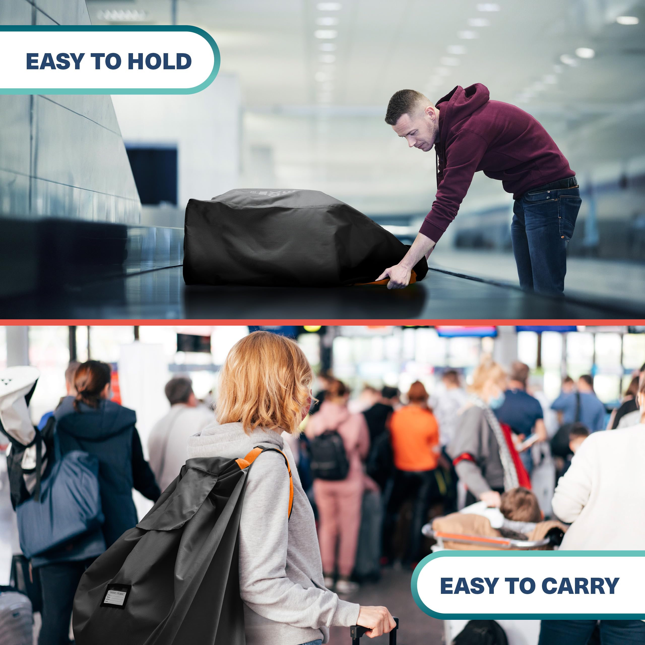 Bramble bag measures 116 cm x 53 cm x 36 cm for easy fit guidance.