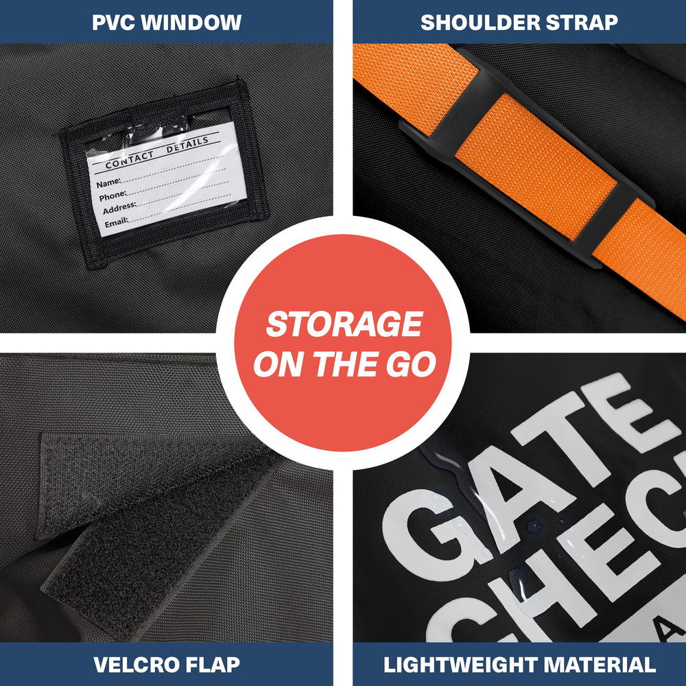 Bramble padded adjustable strap offers comfortable carrying during travel.