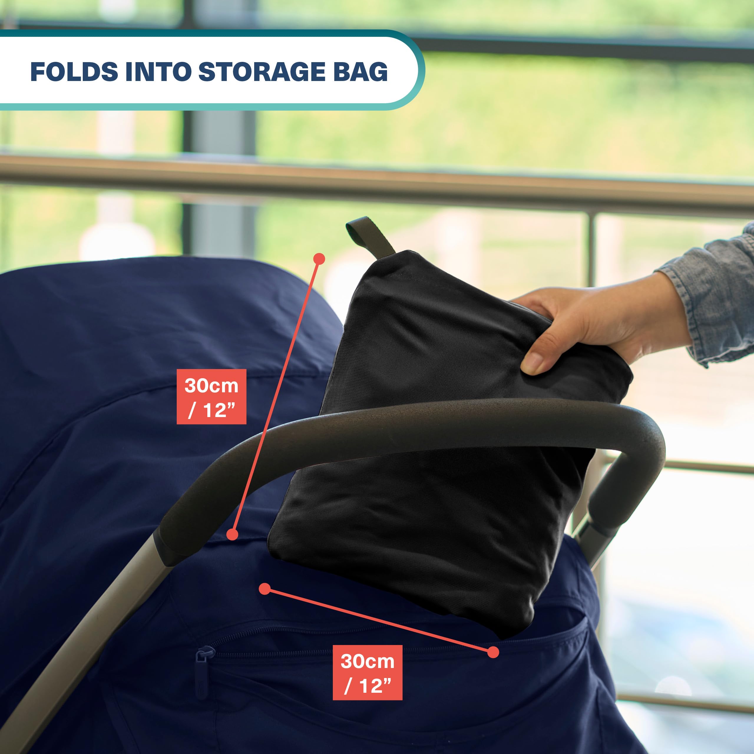 Bramble pram travel bag for airplane trips keeps your pushchair flight-ready.