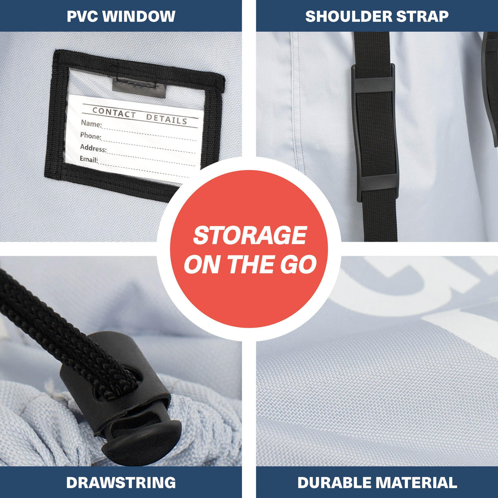 Bramble bag uses drawstring closure and buckles for snug fit