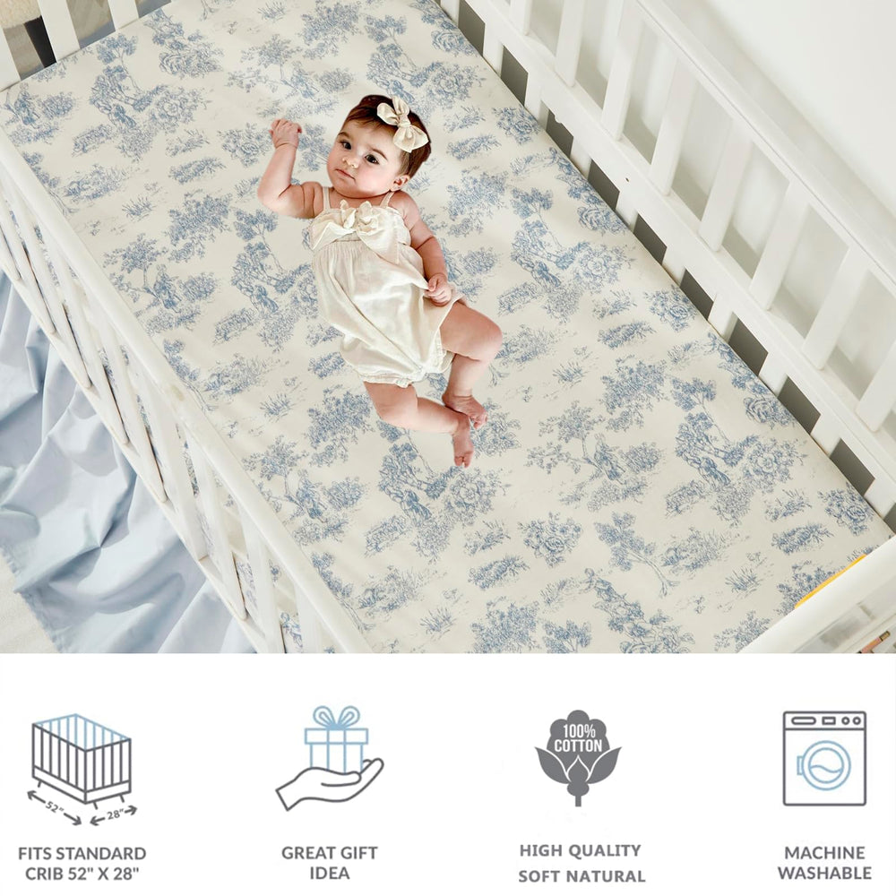Brandream 100% cotton fabric offers breathable softness for delicate baby skin.
