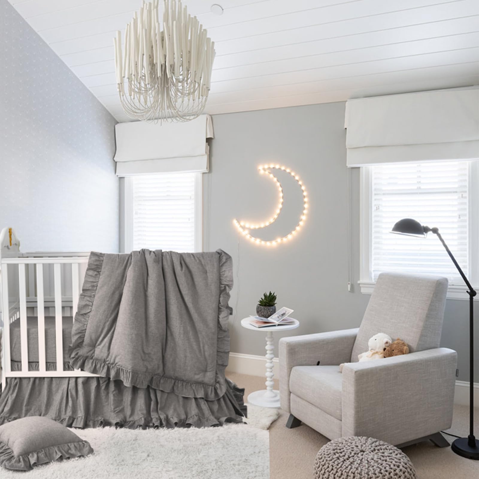 Brandream 4-sided drop fits standard crib securely and neatly