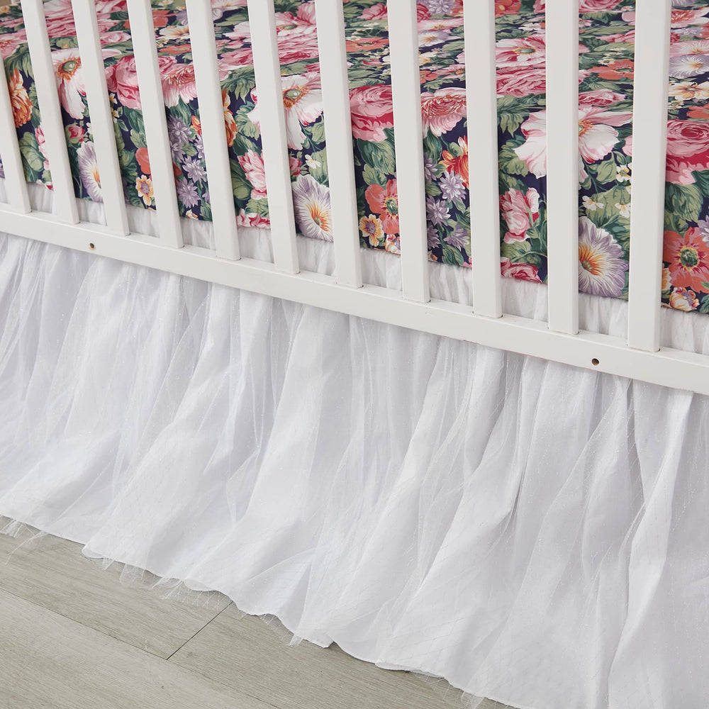 Brandream Baby Crib Bedding Floral Allure diaper stacker demonstrates convenient storage within reach