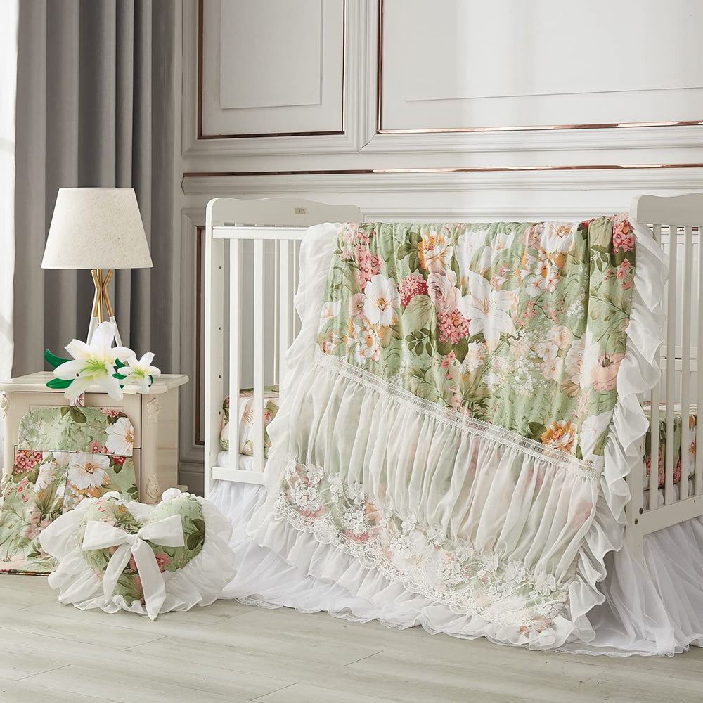 Brandream baby shower gift-pack Garden Floral for a romantic nursery.