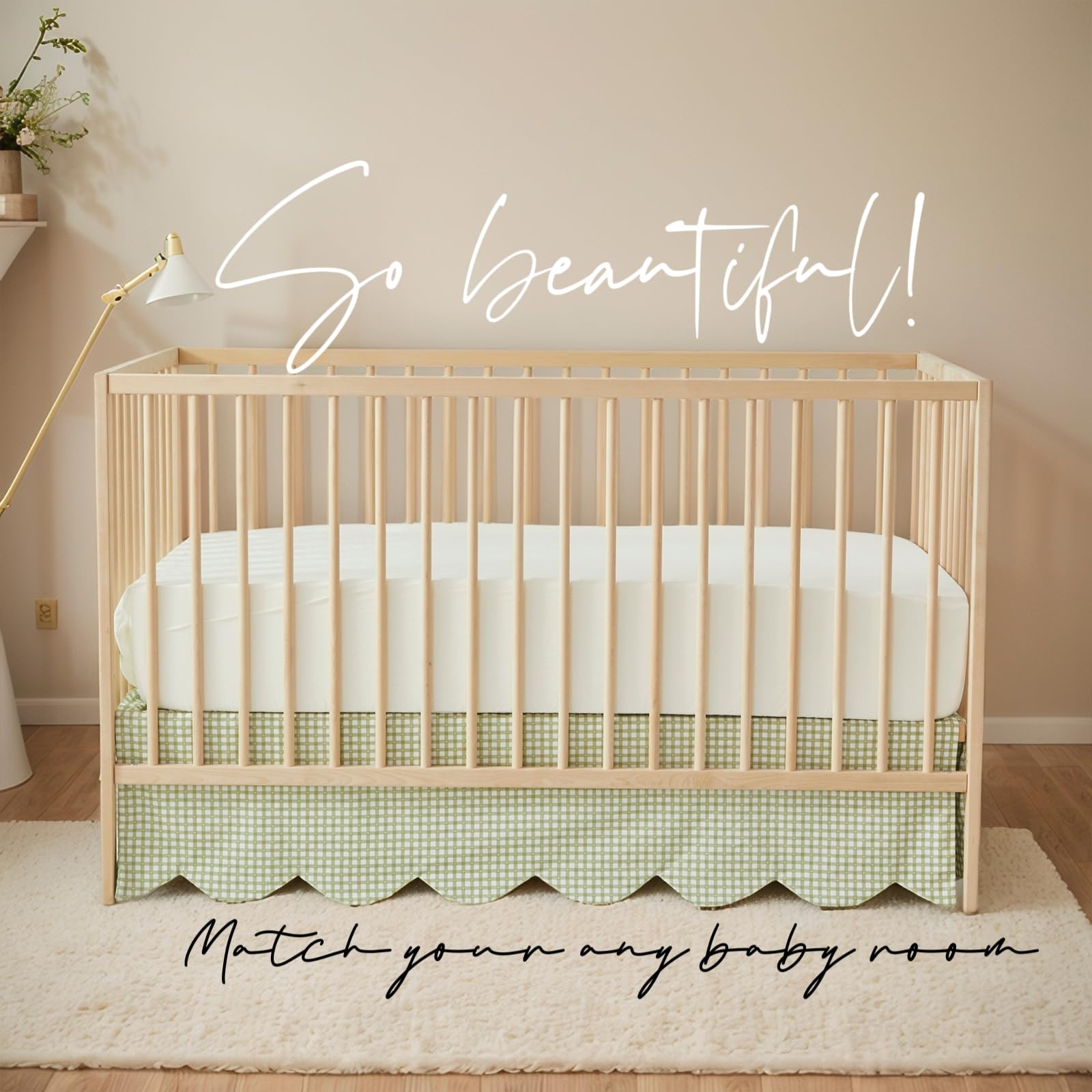 Brandream cotton material provides natural softness for baby’s space.
