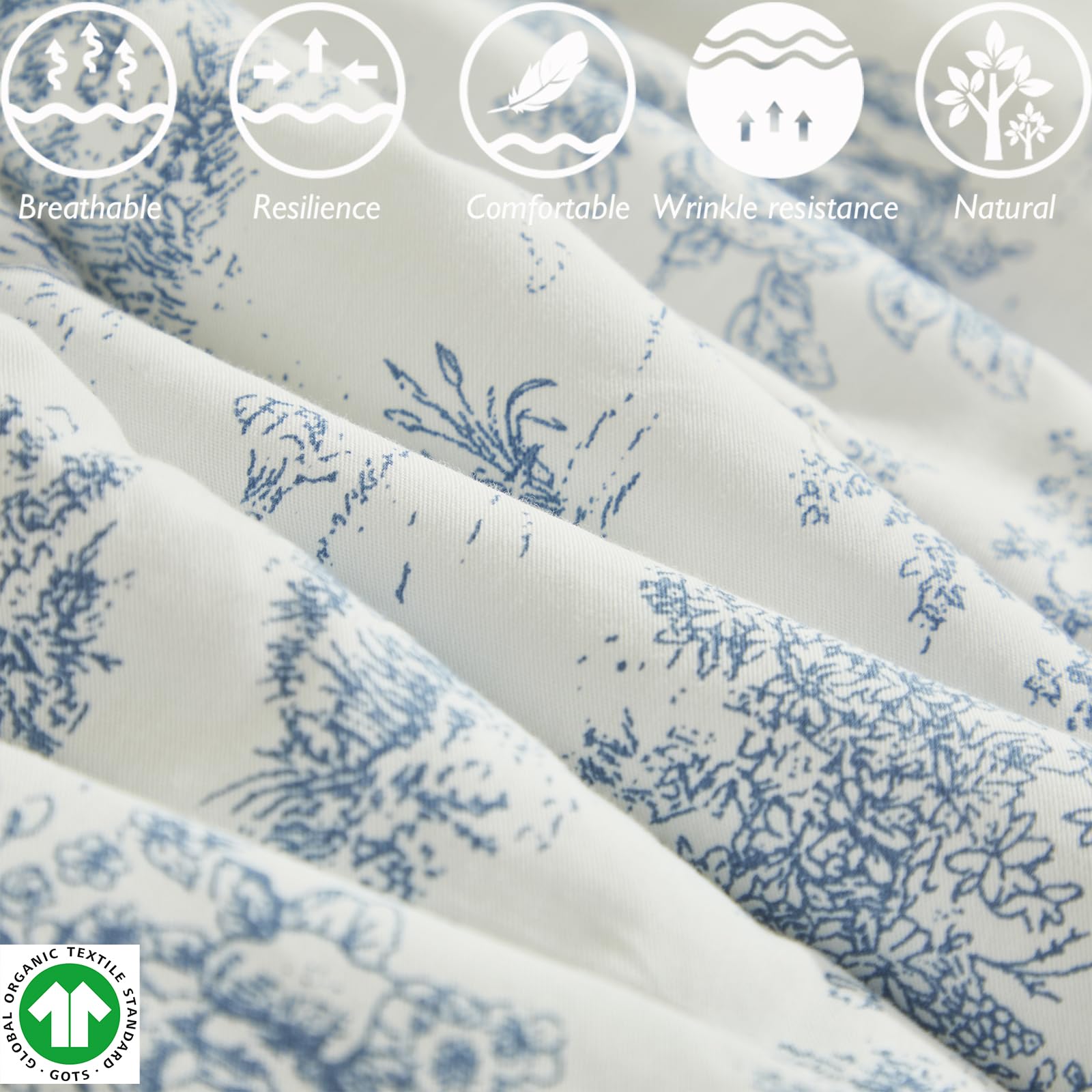 Brandream easy-care sheet is machine washable for busy households.