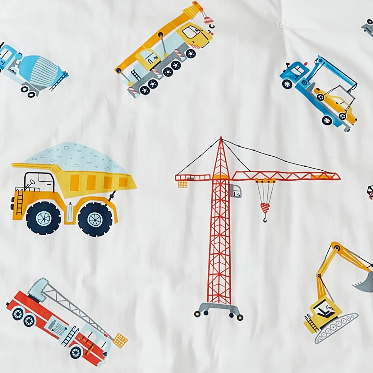 Brandream crib sheets closeup reveals soft cotton texture and vivid colors