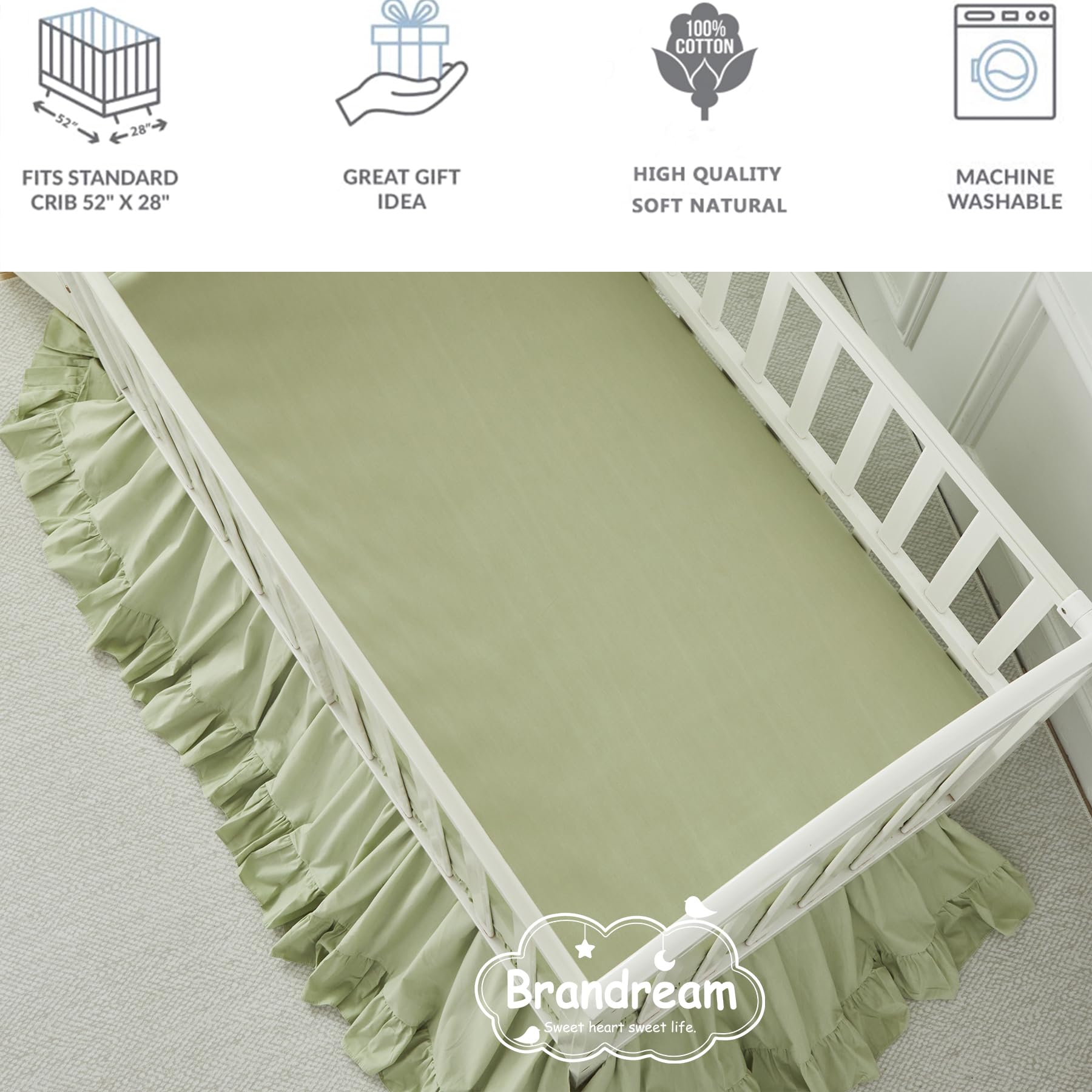 Brandream gift-ready crib set suitable for girls or boys