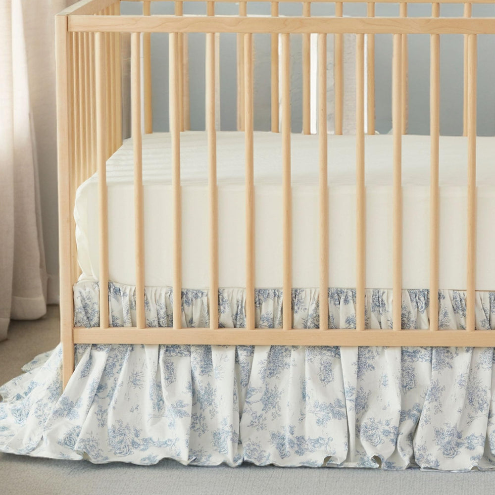 Brandream luxe boho chic baby nursery adds farmhouse charm and texture.