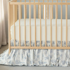 Brandream luxe boho chic baby nursery adds farmhouse charm and texture.