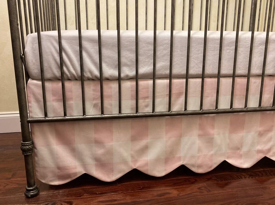 Brandream machine-washable crib skirt keeps nursery easy to care.