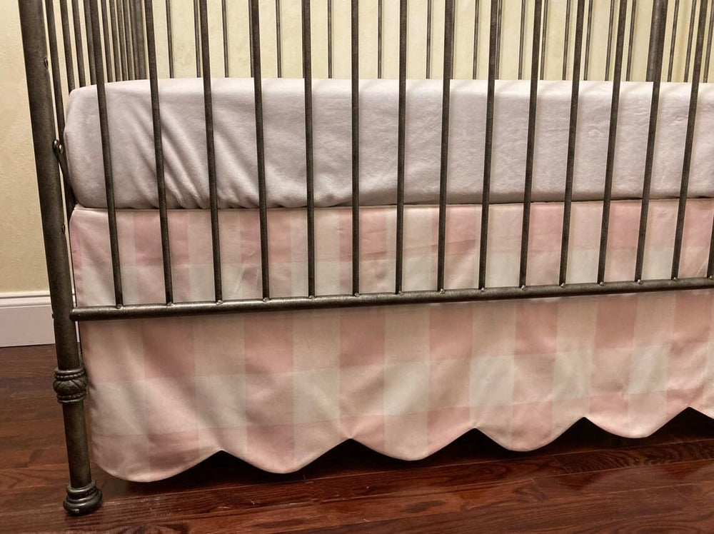 Brandream machine-washable crib skirt keeps nursery easy to care.