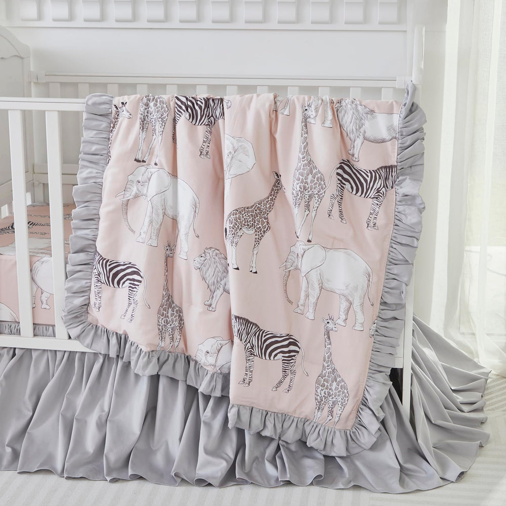 Brandream nursery decor gray Boho chic for a cohesive, calming nursery vibe