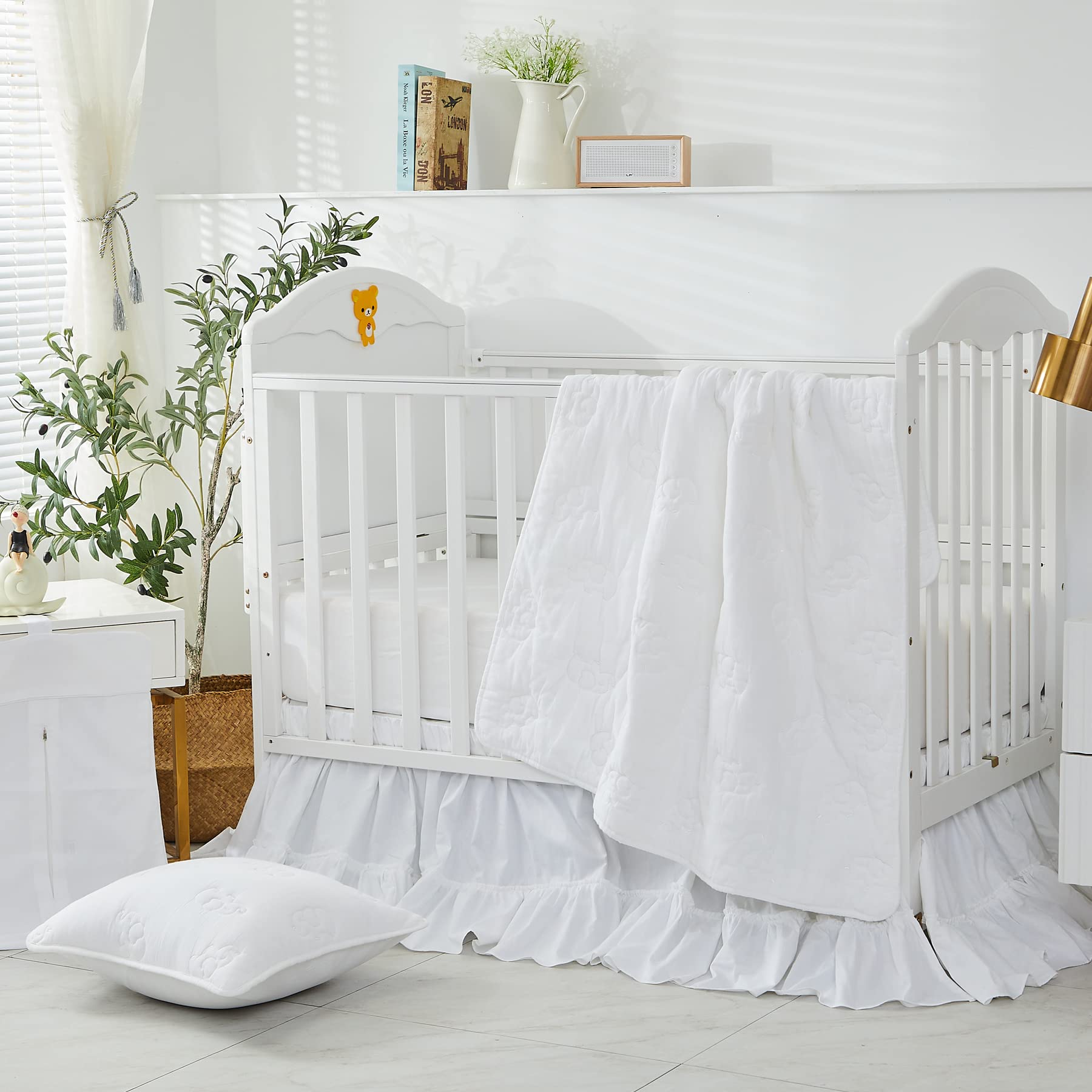 Brandream nursery decor photo highlights easy care and quick styling.