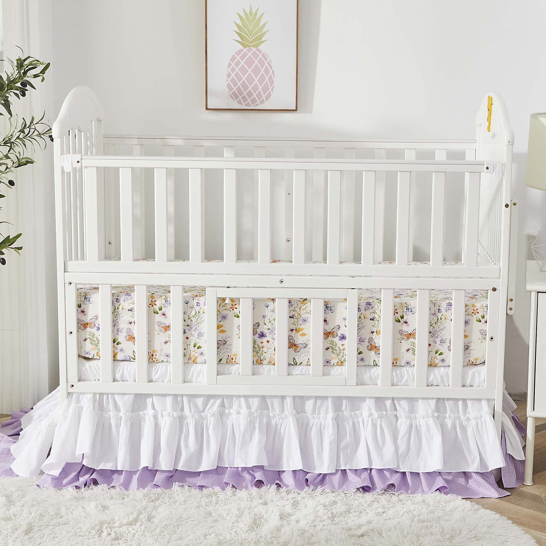 Brandream Wildflower dimensions-info help verify fit on standard cribs.
