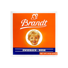 Brandt Zwieback Rusk twice-baked texture delivers light crunch.