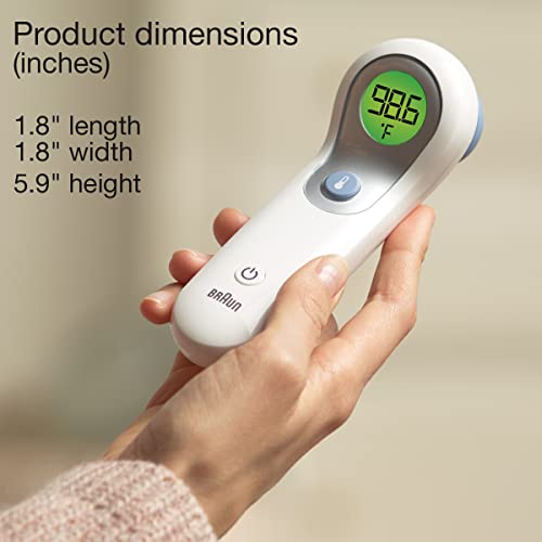 Braun compact-design device fits easily on a nightstand.