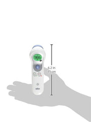 Braun NTF300US display shows temperature with non-contact convenience and ease of use.