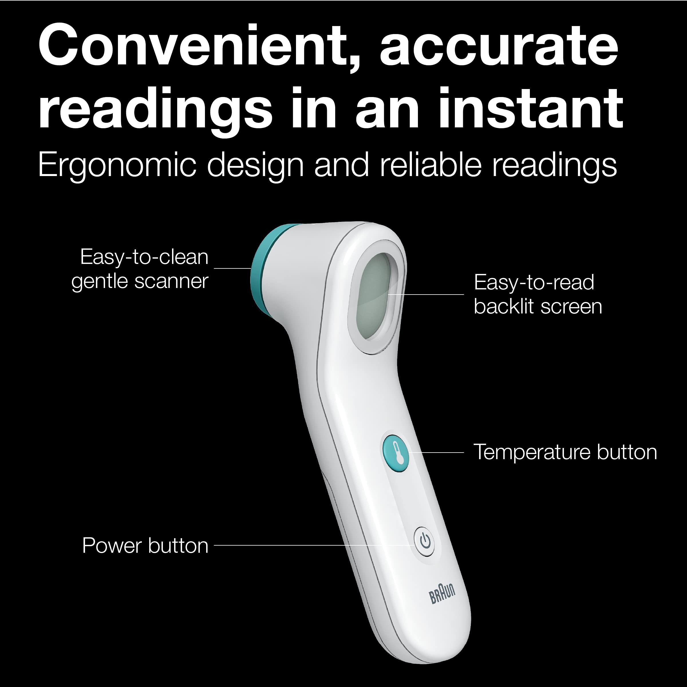 Braun Sensian Contact 5 thermometer delivers readings in two seconds