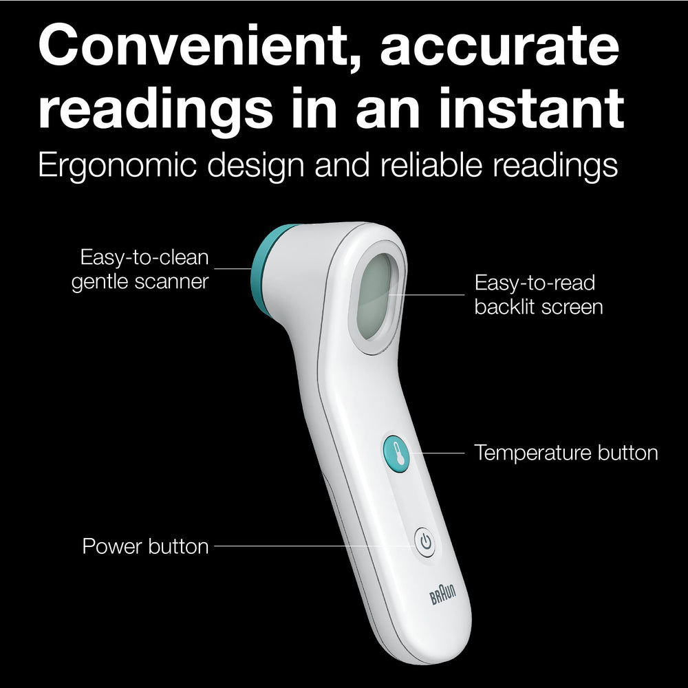 Braun Sensian Contact 5 thermometer delivers readings in two seconds
