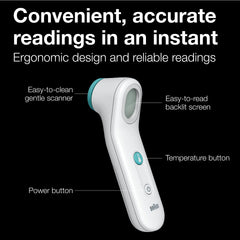 Braun Sensian Contact 5 thermometer delivers readings in two seconds