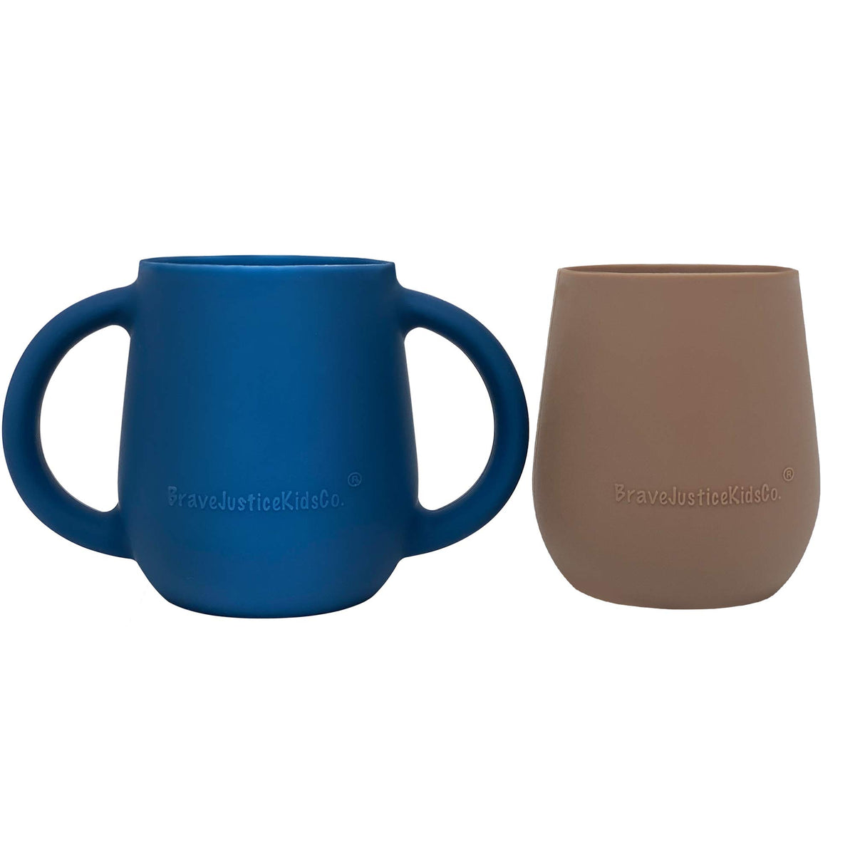 BraveJusticeKidsCo Teenie Tiny Cup warm taupe fits small hands for safe sipping