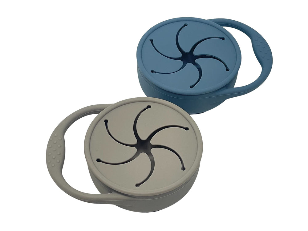 BraveJusticeKidsCo Snack Attack cup collapsible fold shows compact carry and storage.
