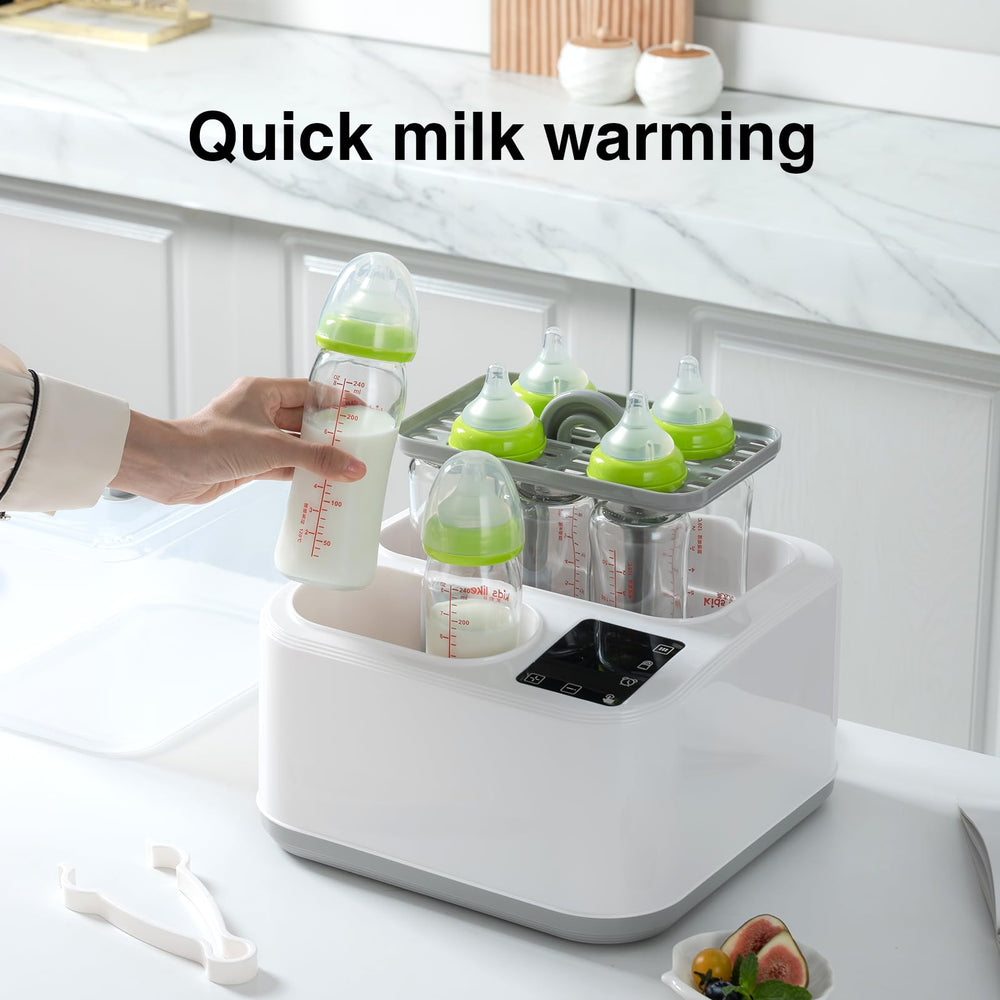 BRBLUERISE baby-food jar heating visual demonstrates even warming