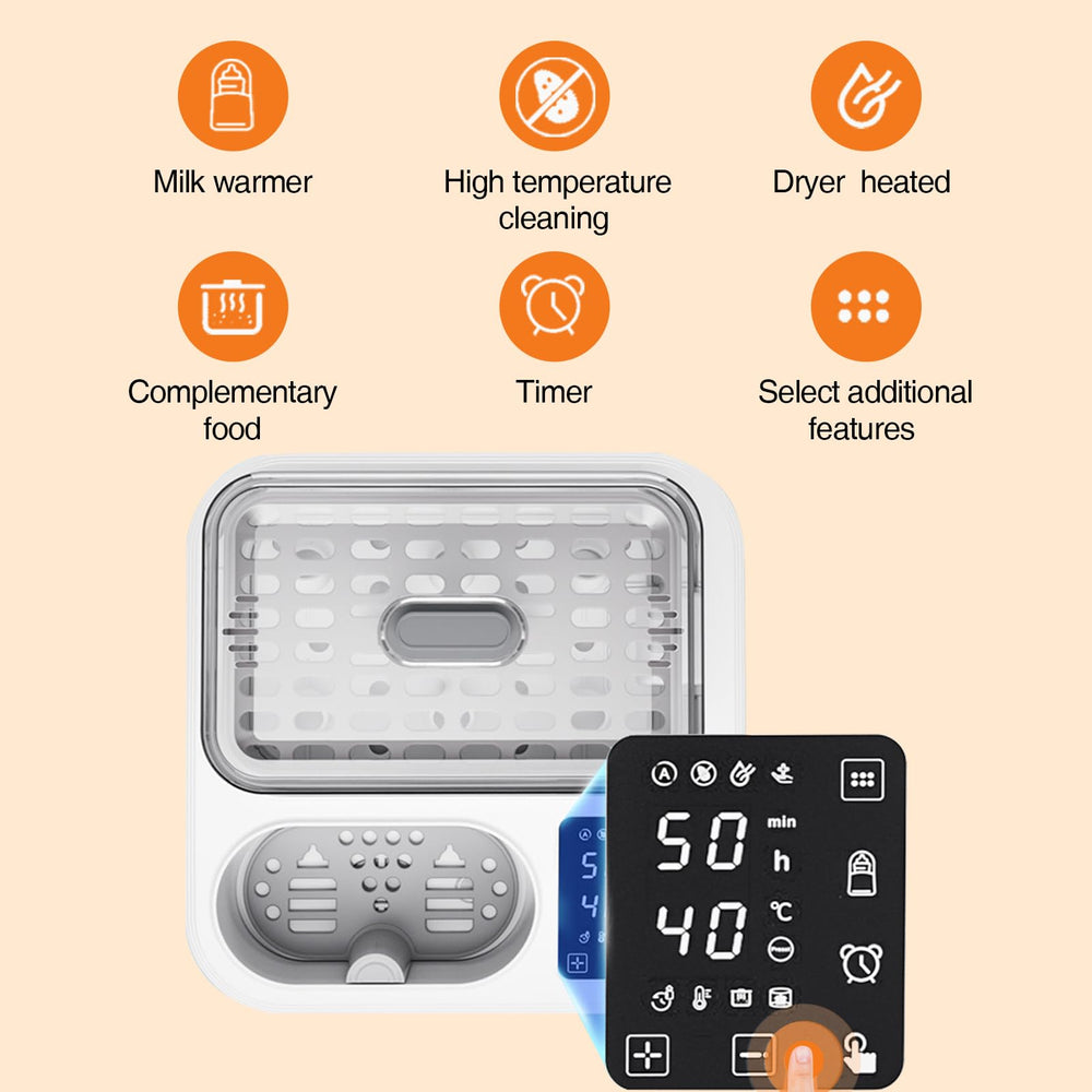 BRBLUERISE defrost feature for thawing milk and baby foods
