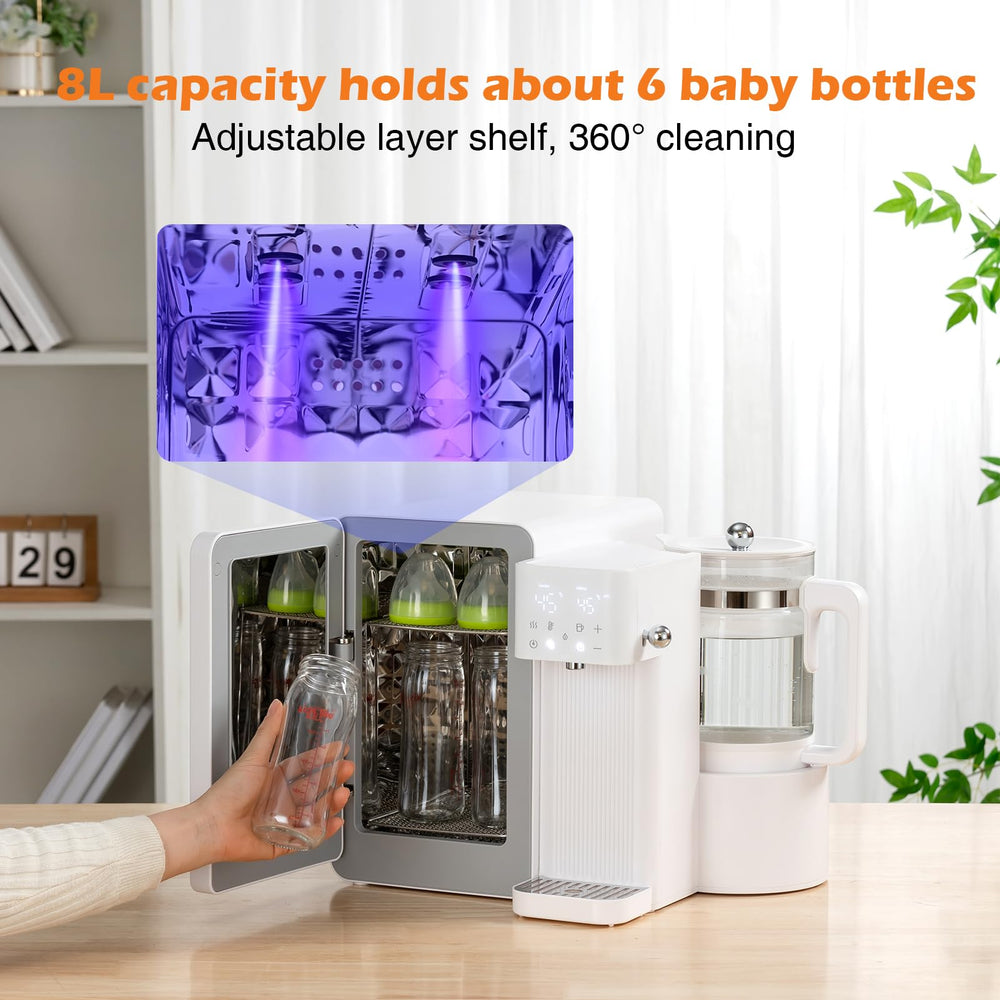 BRBLUERISE 1.5L instant water warmer with 800W power