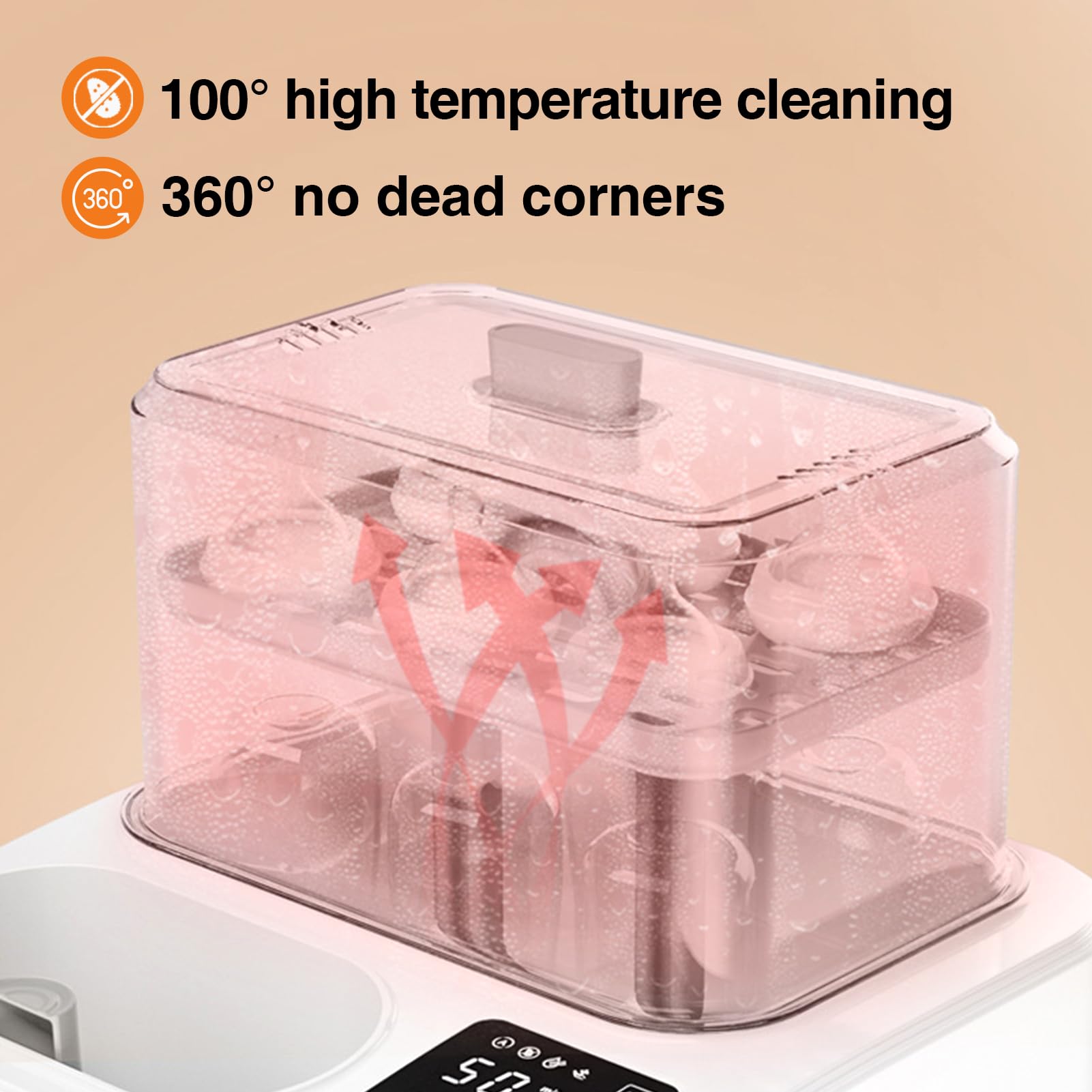 BRBLUERISE night-stand keep-warm mode for late-night feeds