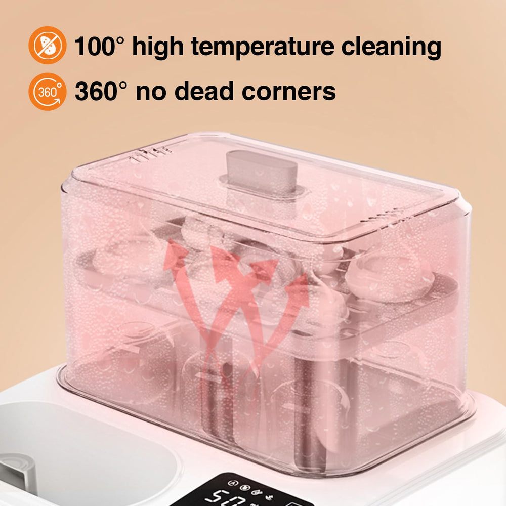BRBLUERISE night-stand keep-warm mode for late-night feeds